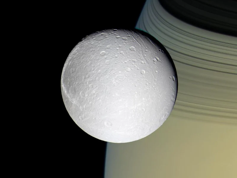 Saturn - Ringside with Dione
