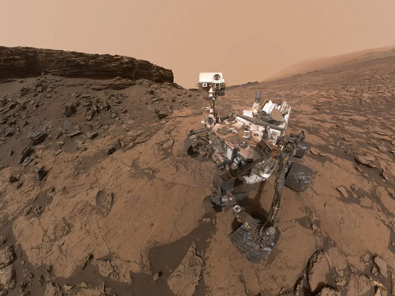 Mars Crater Ice